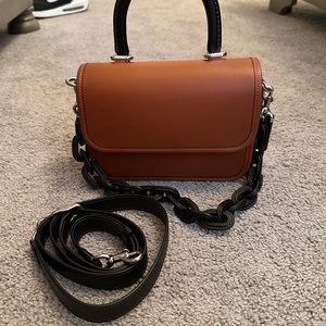 Coach Rogue Top Handle Burnished Amber Multi
